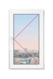 Одностворчатое окно Rehau Thermo 950x950 - фото - 1